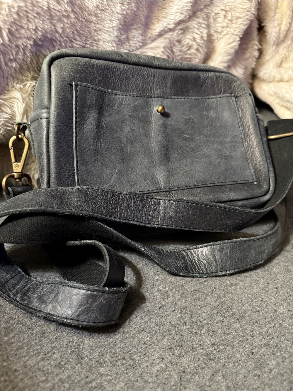 Panache travel Leather Crossbody Bag - Minimal Design
